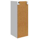 vidaXL Fali szekrény Magasfényű Fehér 33 x 34,5 x 90 cm Szerelt Fa