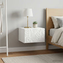 vidaXL Fali oldaltábla 2 pcs Fehér 34,5 x 33 x 20 cm Szerelt Fa