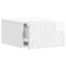 vidaXL Fali oldaltábla 2 pcs Magasfényű Fehér 34,5 x 33 x 20 cm