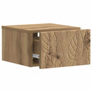 vidaXL Fali oldaltábla 2 pcs Kézműves Tölgy 34,5 x 33 x 20 cm