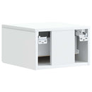 vidaXL Fali éjjeli szekrény Fehér 49 x 34,5 x 20 cm Szerelt Fa