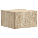 vidaXL Fali éjjeli szekrény 2 pcs Sonoma Tölgy 49 x 34,5 x 20 cm