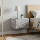 vidaXL Fali éjjeli szekrény 2 pcs Betonszürke 49 x 34,5 x 20 cm