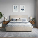 vidaXL Fali éjjeli szekrény 2 db Füstös Tölgy 49 x 34,5 x 20 cm