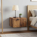 vidaXL Fali éjjeli szekrény 2 pcs Antik Fa 49 x 34,5 x 20 cm
