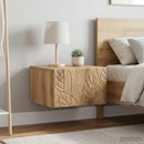 vidaXL Fali éjjeli szekrény 2 db Kézműves Tölgy 49 x 34,5 x 20 cm