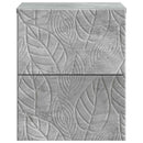 vidaXL Fali éjjeli szekrény 2 pcs Betonszürke 34,5 x 33 x 40 cm