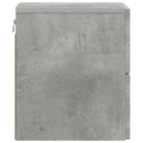 vidaXL Fali éjjeli szekrény 2 pcs Betonszürke 34,5 x 33 x 40 cm