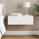 vidaXL Fali oldaltábla Fehér 59 x 34,5 x 17 cm Szerelt Fa