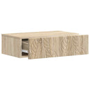 vidaXL Fali oldaltábla Sonoma Tölgy 59 x 34,5 x 17 cm Szerelt Fa