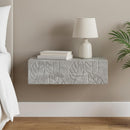 vidaXL Fali oldaltábla Betonszürke 59 x 34,5 x 17 cm Szerelt Fa
