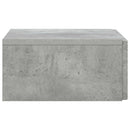 vidaXL Fali oldaltábla Betonszürke 59 x 34,5 x 17 cm Szerelt Fa