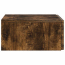 vidaXL Fali oldaltábla Füstös Tölgy 59 x 34,5 x 17 cm Szerelt Fa