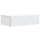 vidaXL Fali oldaltábla Fehér 87,5 x 34,5 x 17 cm Szerelt Fa