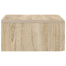 vidaXL Fali oldaltábla Sonoma Tölgy 87,5 x 34,5 x 17 cm Szerelt Fa