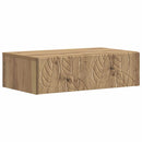 vidaXL Fali oldaltábla Kézműves Tölgy 87,5 x 34,5 x 17 cm Szerelt Fa