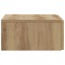 vidaXL Fali oldaltábla Kézműves Tölgy 87,5 x 34,5 x 17 cm Szerelt Fa