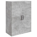 vidaXL Fali szekrény Betonszürke 66 x 34,5 x 90 cm Szerelt Fa