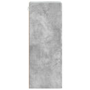 vidaXL Fali szekrény Betonszürke 66 x 34,5 x 90 cm Szerelt Fa