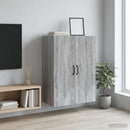 vidaXL Fali szekrény Szürke Sonoma 66 x 34,5 x 90 cm Szerelt Fa