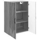 vidaXL Fali szekrény Szürke Sonoma 66 x 34,5 x 90 cm Szerelt Fa