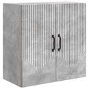 vidaXL Fali szekrény Betonszürke 59 x 31 x 60 cm Szerelt Fa