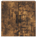 vidaXL Fali szekrény Füstös Tölgy 59 x 31 x 60 cm Szerelt Fa