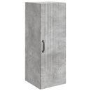 vidaXL Fali szekrény Betonszürke 33 x 34,5 x 90 cm Szerelt Fa