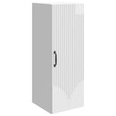 vidaXL Fali szekrény Magasfényű Fehér 33 x 34,5 x 90 cm Szerelt Fa
