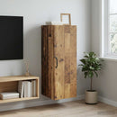 vidaXL Fali szekrény Antik Fa 33 x 34,5 x 90 cm Szerelt Fa
