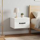 vidaXL Fali éjjeli szekrény 2 pcs Fehér 34,5 x 33 x 20 cm Szerelt Fa