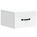 vidaXL Fali éjjeli szekrény 2 db Fehér 34,5 x 33 x 20 cm Szerelt Fa