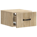 vidaXL Fali éjjeli szekrény 2 pcs Sonoma Tölgy 34,5 x 33 x 20 cm