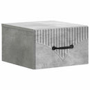 vidaXL Fali éjjeli szekrény Betonszürke 34,5 x 33 x 20 cm Szerelt Fa