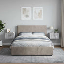 vidaXL Fali éjjeli szekrény 2 db Szürke Sonoma 34,5 x 33 x 20 cm