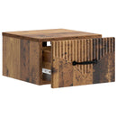 vidaXL Fali éjjeli szekrény Antik Fa 34,5 x 33 x 20 cm Szerelt Fa