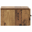 vidaXL Fali éjjeli szekrény Antik Fa 34,5 x 33 x 20 cm Szerelt Fa