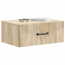 vidaXL Fali éjjeli szekrény 2 pcs Sonoma Tölgy 49 x 34,5 x 20 cm