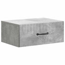 vidaXL Fali éjjeli szekrény Betonszürke 49 x 34,5 x 20 cm Szerelt Fa