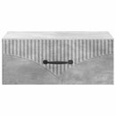 vidaXL Fali éjjeli szekrény Betonszürke 49 x 34,5 x 20 cm Szerelt Fa