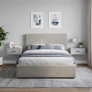 vidaXL Fali éjjeli szekrény 2 pcs Betonszürke 49 x 34,5 x 20 cm
