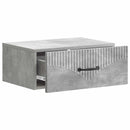 vidaXL Fali éjjeli szekrény 2 pcs Betonszürke 49 x 34,5 x 20 cm