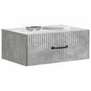 vidaXL Fali éjjeli szekrény 2 pcs Betonszürke 49 x 34,5 x 20 cm
