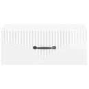 vidaXL Fali éjjeli szekrény 2 pcs Magasfényű Fehér 49 x 34,5 x 20 cm