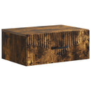 vidaXL Fali éjjeli szekrény 2 pcs Füstös Tölgy 49 x 34,5 x 20 cm