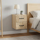 vidaXL Fali éjjeli szekrény 2 pcs Sonoma Tölgy 34,5 x 33 x 40 cm