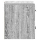 vidaXL Fali éjjeli szekrény 2 pcs Szürke Sonoma 34,5 x 33 x 40 cm