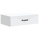 vidaXL Fali oldaltábla Fehér 59 x 34,5 x 17 cm Szerelt Fa
