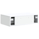 vidaXL Fali oldaltábla Fehér 59 x 34,5 x 17 cm Szerelt Fa