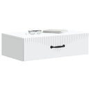 vidaXL Fali oldaltábla Fehér 59 x 34,5 x 17 cm Szerelt Fa